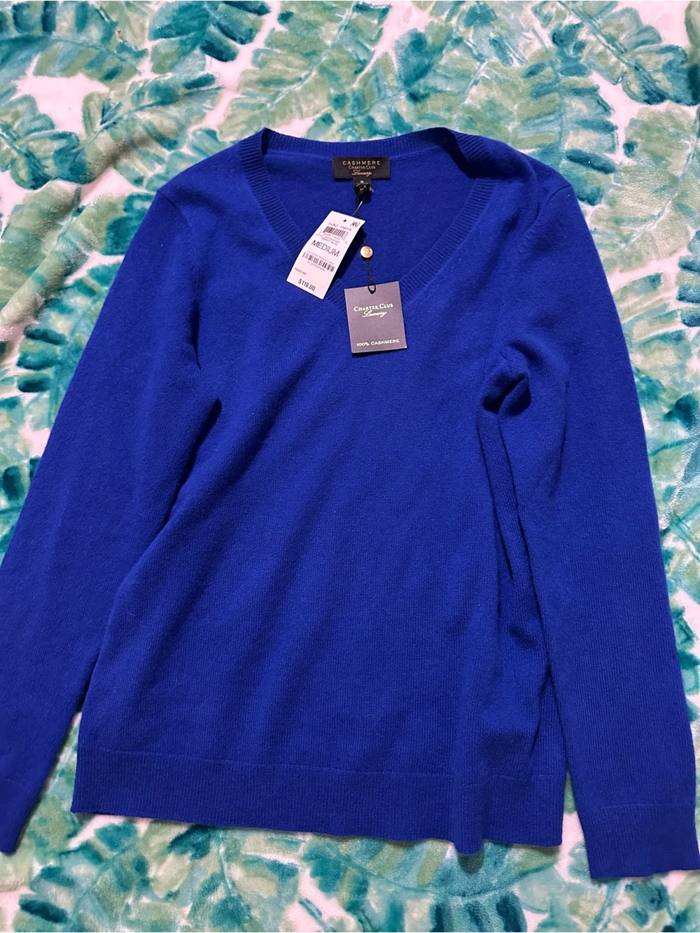 Charter Club Luxury Cashmere Sweater,M,NWT